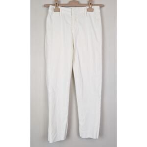 Frank & Eileen Kinsale Corduroy Crop Pants White 0